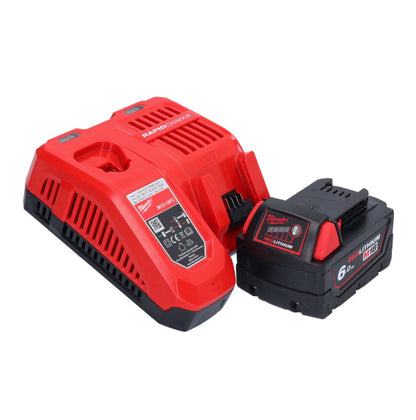 Milwaukee M18 FSZ-601 Akku Recipro Säbelsäge 18 V Brushless + 1x Akku 6,0 Ah + Ladegerät