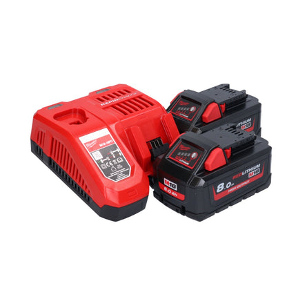 Milwaukee M18 FSZ-802 Akku Recipro Säbelsäge 18 V Brushless + 2x Akku 8,0 Ah + Ladegerät