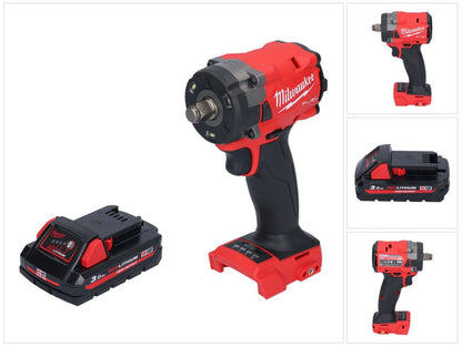 Milwaukee M18 FIW2F12-301 Akku Schlagschrauber 18 V 339 Nm 1/2" Brushless + 1x Akku 3,0 Ah - ohne Ladegerät