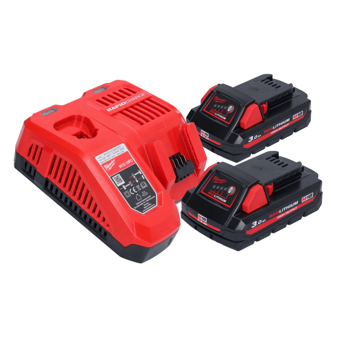 Clé à chocs sans fil Milwaukee M18 FIW2F12-302 18 V 339 Nm 1/2" brushless + 2x batteries 3,0 Ah + chargeur