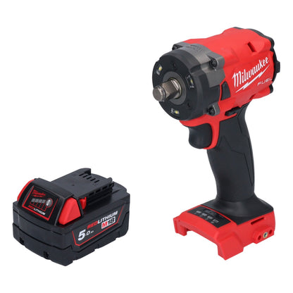 Milwaukee M18 FIW2F12-501 Akku Schlagschrauber 18 V 339 Nm 1/2" Brushless + 1x Akku 5,0 Ah - ohne Ladegerät