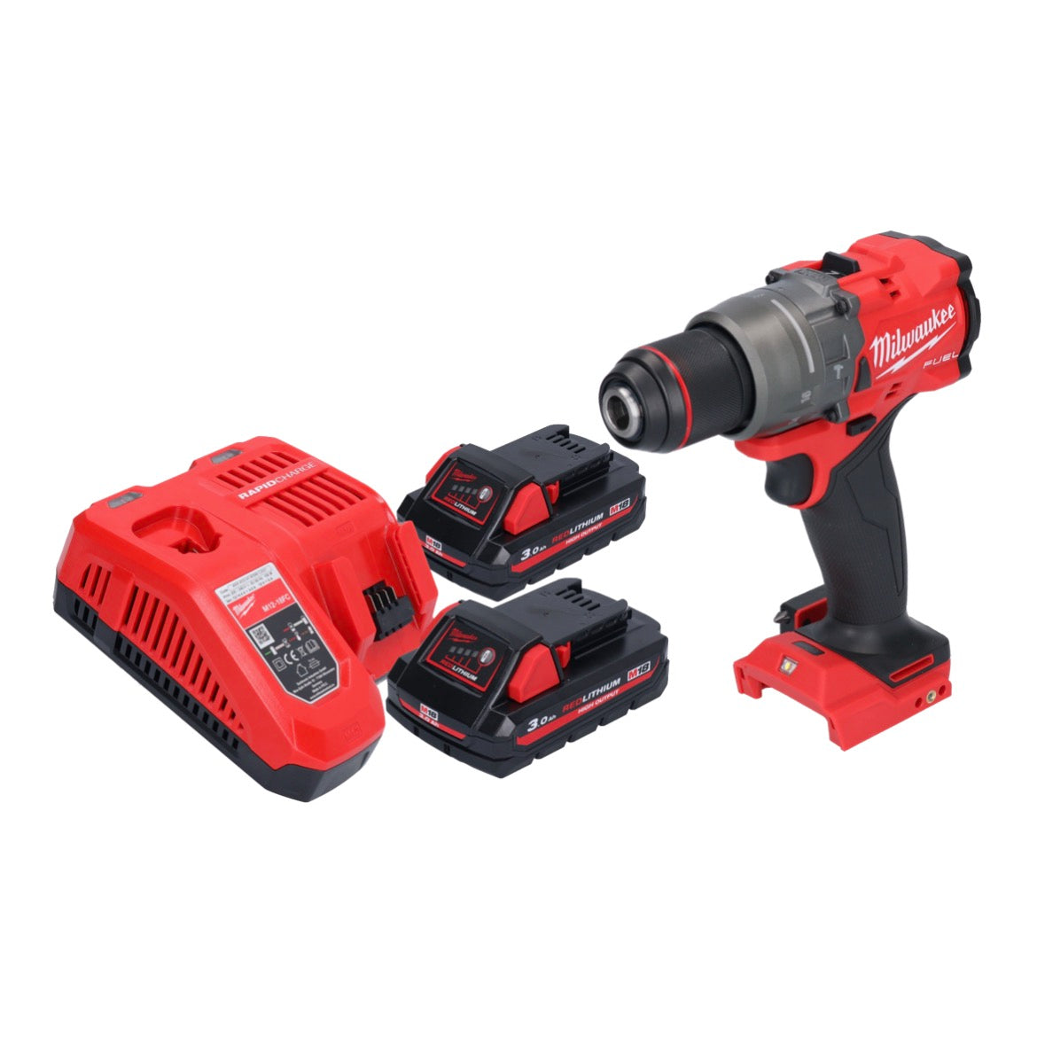 Milwaukee M18 FPD3-302 Akku Schlagbohrschrauber 18 V 158 Nm Brushless + 2x Akku 3,0 Ah + Ladegerät