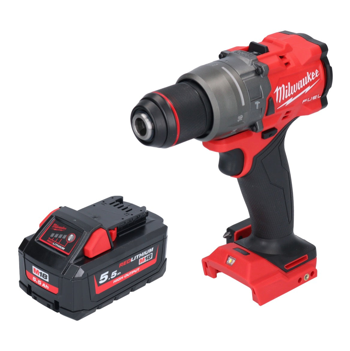 Milwaukee M18 FPD3-551 Akku Schlagbohrschrauber 18 V 158 Nm Brushless + 1x Akku 5,5 Ah - ohne Ladegerät