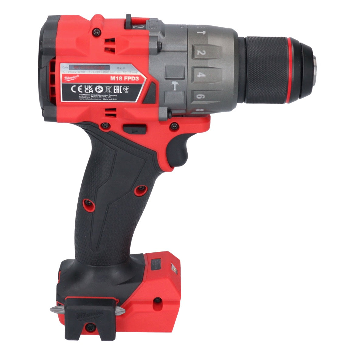 Perceuse à percussion sans fil Milwaukee M18 FPD3-802 18 V 158 Nm sans balais + 2 batteries 8,0 Ah + chargeur