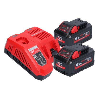 Perceuse à percussion sans fil Milwaukee M18 FPD3-802 18 V 158 Nm sans balais + 2 batteries 8,0 Ah + chargeur