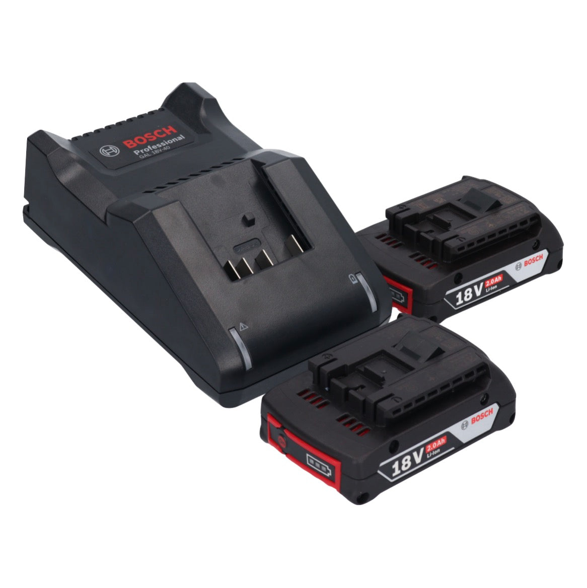 Taille-haie à batterie Bosch GHE 18V-60 Professional 18 V 60 cm sans balai + 2x batterie 2,0 Ah + chargeur