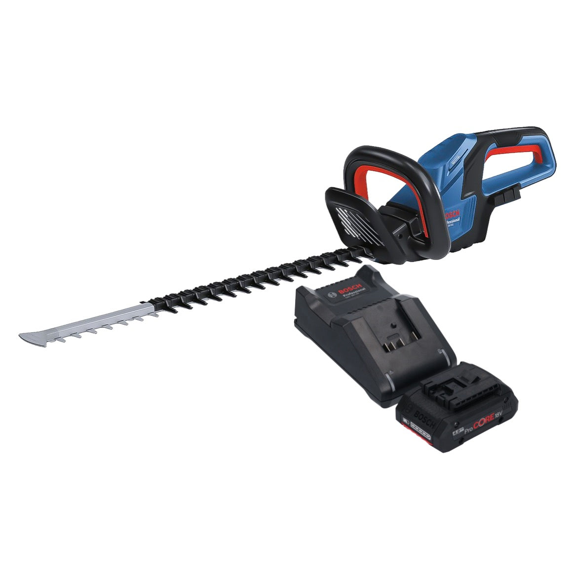 Bosch GHE 18V 60 Professional Akku Heckenschere 18 V 60 cm Brushless 1x ProCORE Akku 4 0 Ah Ladeger t