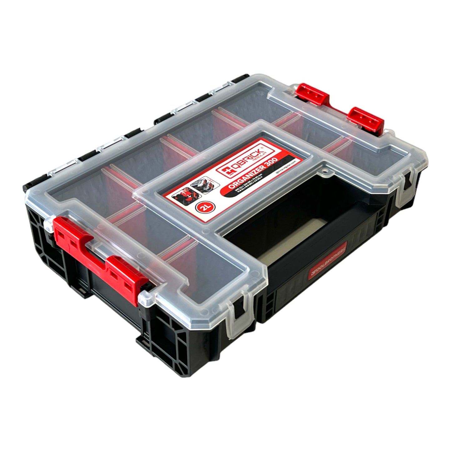 Qbrick Systems Regular 300 Organizer 300 x 224 x 74 mm 2 l stapelbar