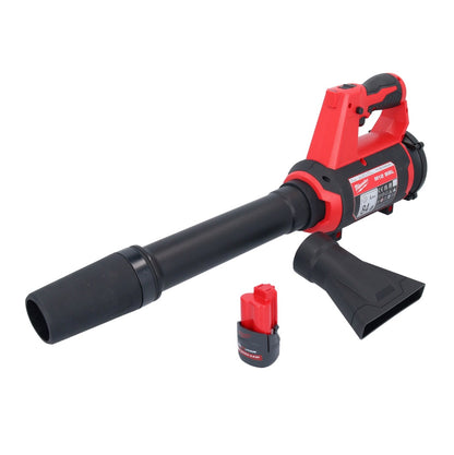 Milwaukee M12 BBL-251 Akku Gebläse 12 V + 1x Akku 2,5 Ah - ohne Ladegerät