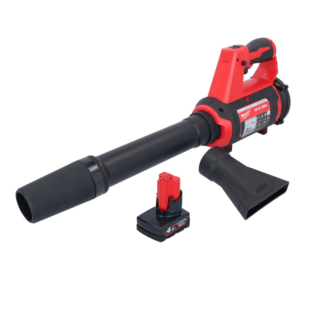 Milwaukee M12 BBL-401 Akku Gebläse 12 V + 1x Akku 4,0 Ah - ohne Ladegerät