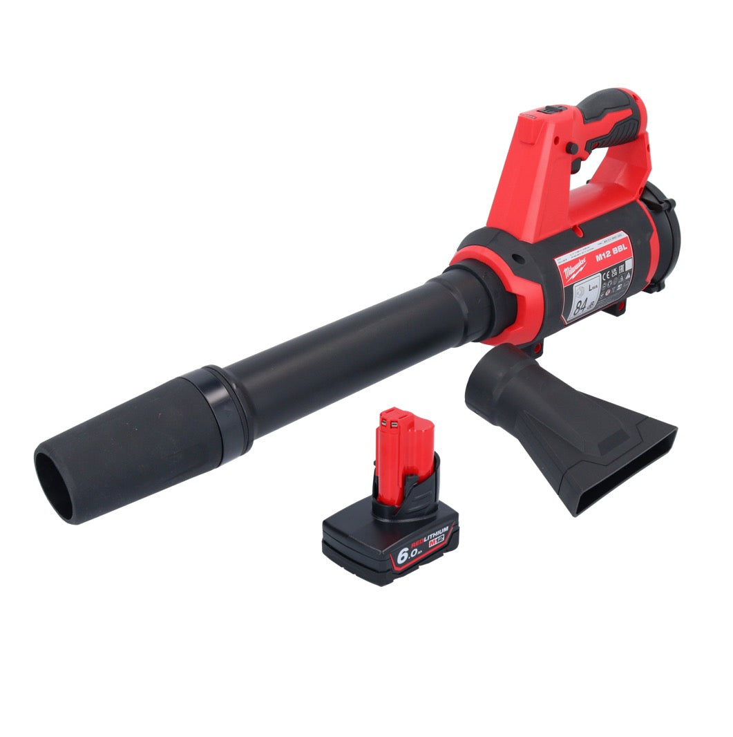 Souffleur sur batterie Milwaukee M12 BBL-601 12 V + 1x batterie 6,0 Ah - sans chargeur