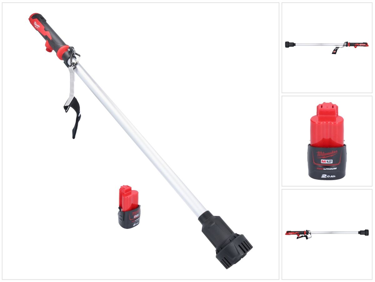 Milwaukee M12 BSWP-201 Akku Transferpumpe 12 V 34 l/min + 1x Akku 2,0 Ah - ohne Ladegerät