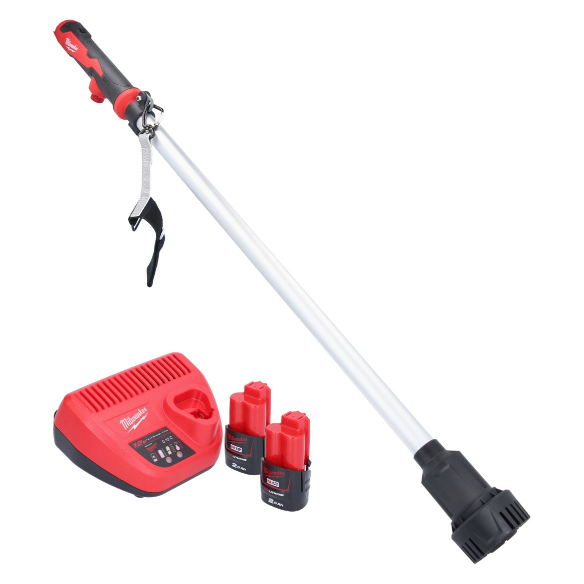 Milwaukee M12 BSWP-202 Akku Transferpumpe 12 V 34 l/min + 2x Akku 2,0 Ah + Ladegerät