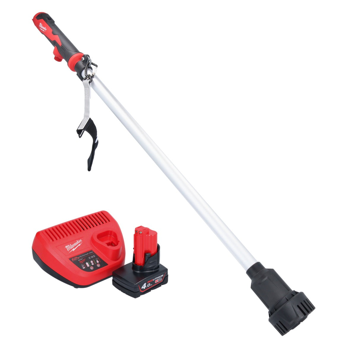 Milwaukee M12 BSWP-401 Akku Transferpumpe 12 V 34 l/min + 1x Akku 4,0 Ah + Ladegerät