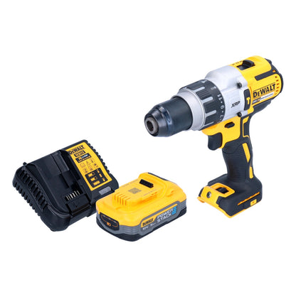 DeWalt DCD 996 H1 Akku Schlagbohrschrauber 18 V 95 Nm Brushless + 1x Powerstack Akku 5,0 Ah + Ladegerät