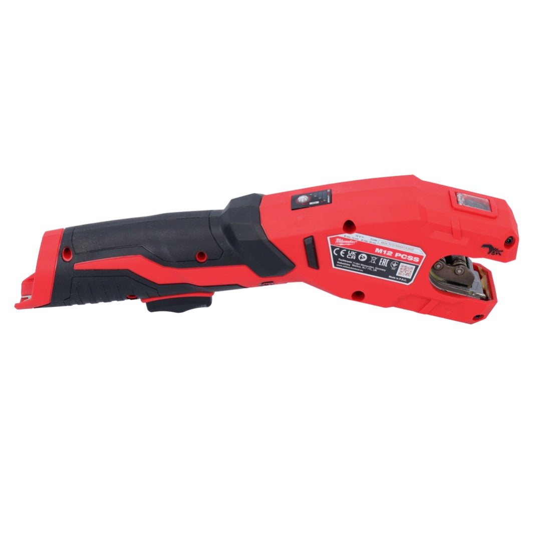 Milwaukee M12 PCSS-201 Akku Edelstahl Rohrabschneider 12 V 12 - 28 mm + 1x Akku 2,0 Ah - ohne Ladegerät