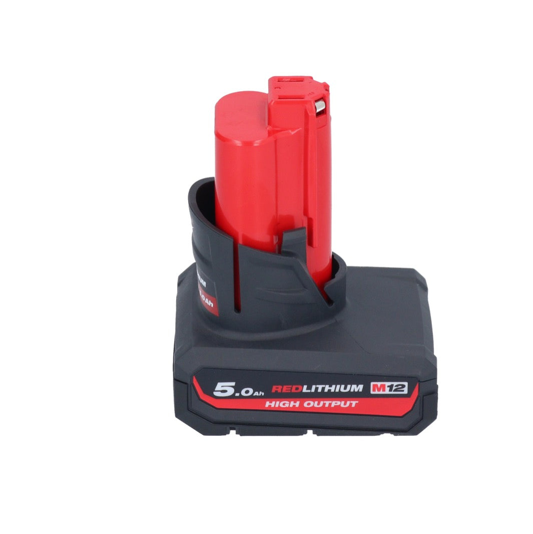 Milwaukee M12 PCSS-501 Akku Edelstahl Rohrabschneider 12 V 12 - 28 mm + 1x Akku 5,0 Ah - ohne Ladegerät