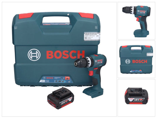Bosch GSB 18V-45 Professional perceuse à percussion sans fil 18 V 45 Nm sans balais + 1x batterie 5,0 Ah + mallette en L - sans chargeur
