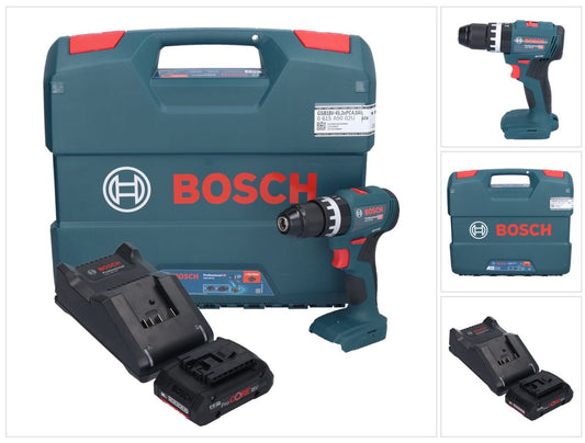 Bosch GSB 18V-45 Professional perceuse à percussion sans fil 18 V 45 Nm sans balais + 1 batterie ProCORE 4,0 Ah + chargeur + mallette en L