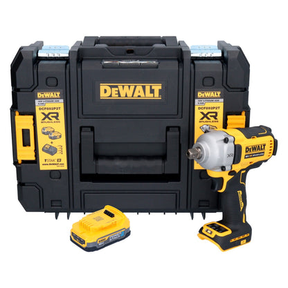 Clé à chocs sans fil DeWalt DCF 892 NT 18 V 813 Nm 1/2" sans balais + 1x batterie 1,7 Ah + TSTAK - sans chargeur