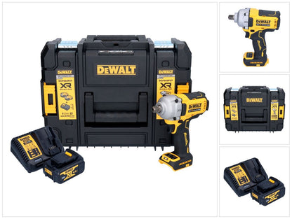 Clé à chocs sans fil DeWalt DCF 892 M1T 18 V 813 Nm 1/2" sans balai + 1x batterie 4,0 Ah + chargeur + TSTAK