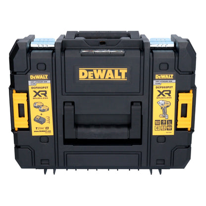 Clé à chocs sans fil DeWalt DCF 892 M1T 18 V 813 Nm 1/2" sans balai + 1x batterie 4,0 Ah + chargeur + TSTAK