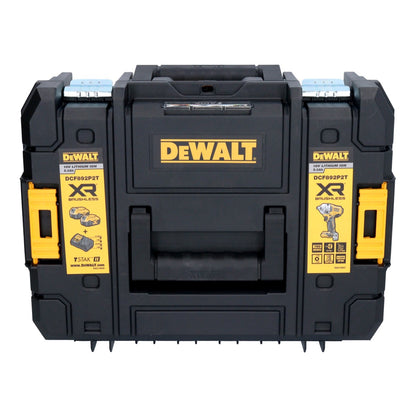 Clé à chocs sans fil DeWalt DCF 892 NT 18 V 813 Nm 1/2" sans balai + 1x batterie Powerstack 5,0 Ah + TSTAK - sans chargeur