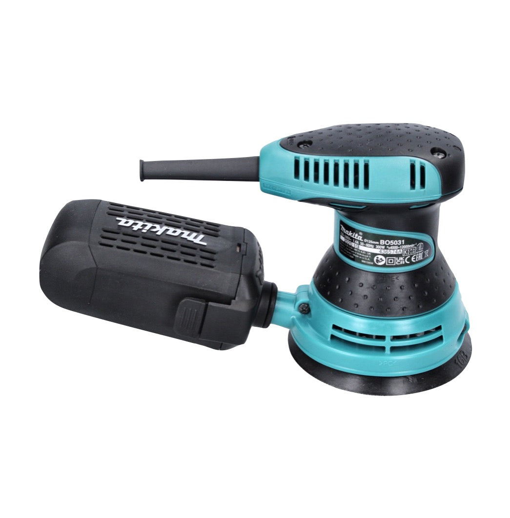 Makita BO 5031 ponceuse excentrique 300 watts 125 mm + 50x papier de verre K240