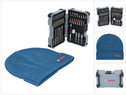 Bosch 43 tlg. Schrauberbit Set Extra Hard 1/4" + gratis Bosch Mütze / Beanie ( 0615997658 )