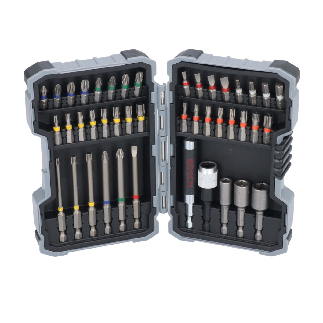 Bosch 43 tlg. Schrauberbit Set Extra Hard 1/4" + gratis Bosch Mütze / Beanie ( 0615997658 )