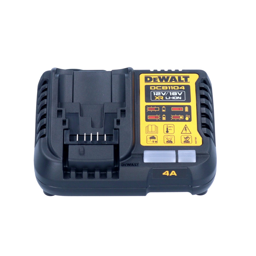 DeWalt DCB 1104 E1 Akku Starter Set 12 V / 18 V 1x Powerstack Akku 1,7 Ah + DCB 1104 Ladegerät