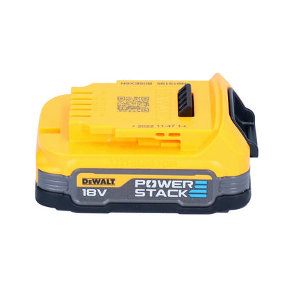 Kit de démarrage de batterie DeWalt DCB 1104 E1 12 V / 18 V 1x batterie Powerstack 1,7 Ah + chargeur DCB 1104