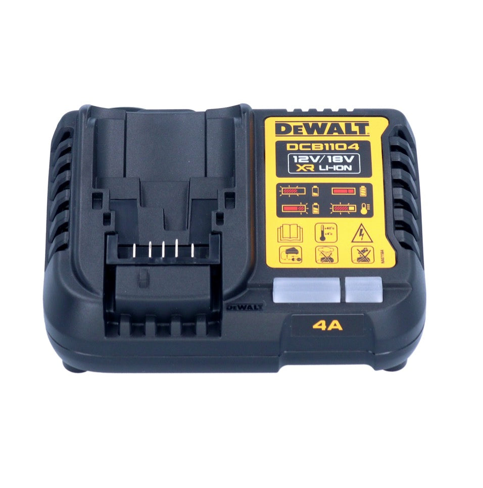 DeWalt DCB 1104 H4 Akku Starter Set 12 V / 18 V 4x Powerstack Akku 5,0 Ah + DCB 1104 Ladegerät