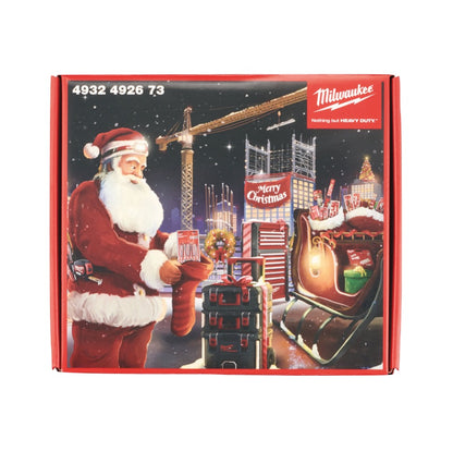 Milwaukee Adventskalender Weihnachtskalender  ( 4932492673 ) Klappmesser / Bit Set / Schraubendreher / Thermobecher / Innensechskant Schlüssel