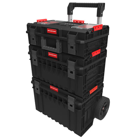 Toolbrothers RHINO Set 1 ECO Workshop Set XXL Cart + Comfort+ Höhe L + Comfort+ Höhe M stapelbar IP66