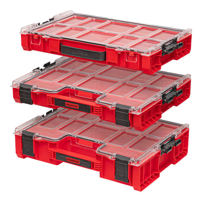 Toolbrothers RHINO L Organizer ULTRA Höhe XL Boxen stapelbar 452 x 358 x 110 mm 9 l IP54 mit 8 Inlays