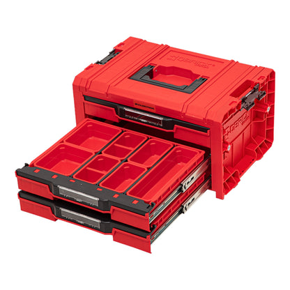 Toolbrothers RHINO L Drawer 3 ULTRA Organize+ Werkzeugkoffer 450 x 310 x 244 mm 13,5 l stapelbar IP54 mit 3 Schubladen