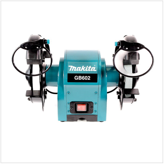 Makita GB 602 Doppelschleifbock mit zwei Schleifscheiben GC120 / WA600 - Toolbrothers