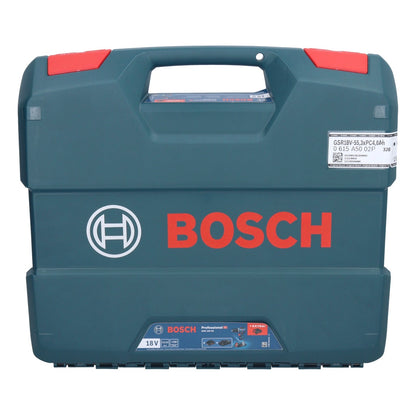 Bosch GSR 18V-55 Professional perceuse-visseuse sans fil 18 V 55 Nm sans balais (0615A5002P) + 3x batterie ProCORE 4,0 Ah + chargeur + mallette en L