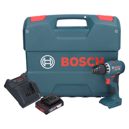 Bosch GSR 18V-45 Professional Akku Bohrschrauber 18 V 45 Nm Brushless + 1x Akku 2,0 Ah + Ladegerät + L-Case