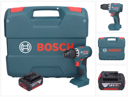 Bosch GSR 18V-45 Professional Akku Bohrschrauber 18 V 45 Nm Brushless + 1x Akku 4,0 Ah + L-Case - ohne Ladegerät