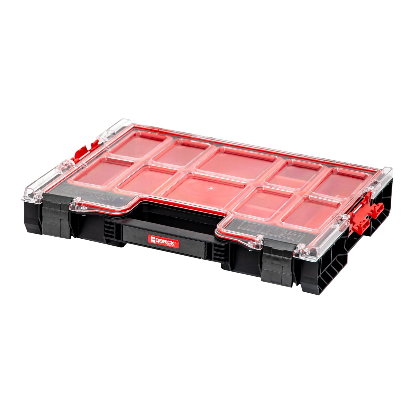 Coffret à outils Qbrick System PRO Technician Case 2.0 450 x 332 x 171 mm 12 l IP54 + 2x PRO 200 Organizer 452 x 358 x 79 mm 6 l IP54