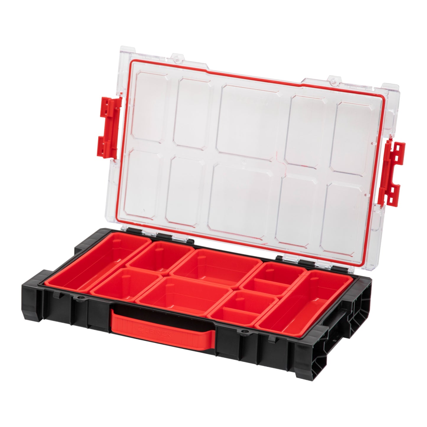 Qbrick System Werkzeugkasten Set PRO Technician Case 2.0 450 x 332 x 171 mm 12 l IP54 + 2x PRO 100 Organizer 452 x 296 x 79 mm 5 l IP54