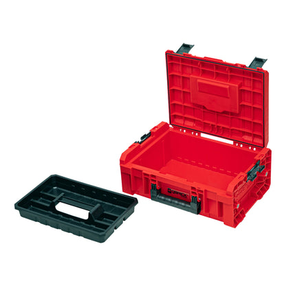 Qbrick System PRO RED ULTRA HD Werkzeugwagen 3 in 1 Set Drawer 3 Toolbox 2.0 Expert + PRO Technik Case 2.0 + PRO Cart 2.0