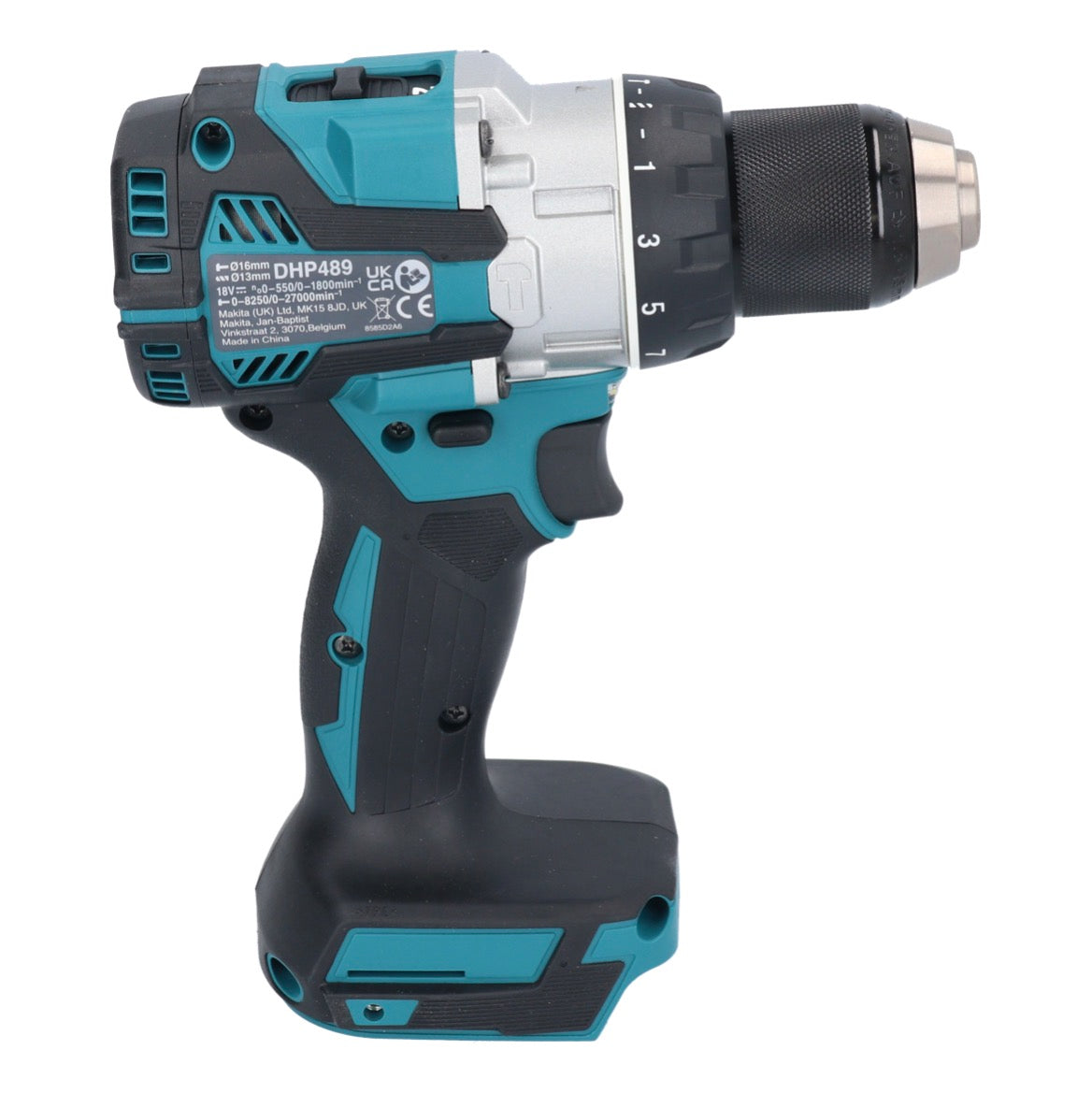 Makita DHP 489 ZJ Akku Schlagbohrschrauber 18 V 73 Nm Brushless + Makpac - ohne Akku, ohne Ladegerät