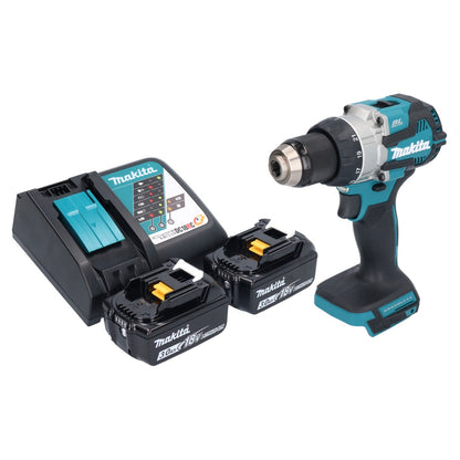 Makita DDF 489 RF Akku Bohrschrauber 18 V 73 Nm Brushless + 2x Akku 3,0 Ah + Ladegerät