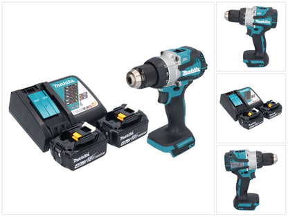 Makita DDF 489 RM Akku Bohrschrauber 18 V 73 Nm Brushless + 2x Akku 4,0 Ah + Ladegerät