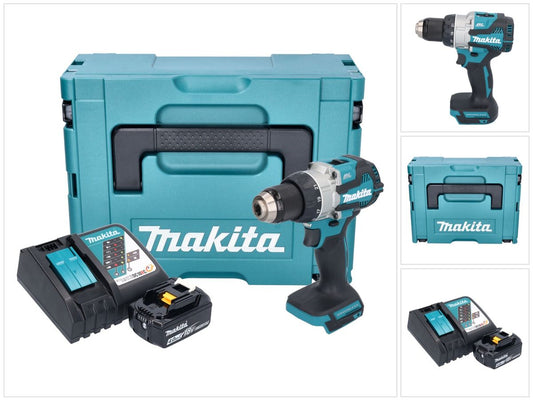 Makita DDF 489 RM1J Akku Bohrschrauber 18 V 73 Nm Brushless + 1x Akku 4,0 Ah + Ladegerät + Makpac