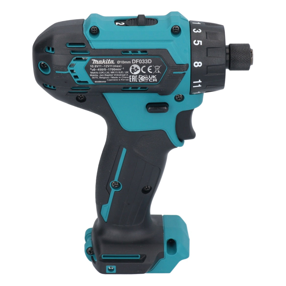 Makita DF 033 DZ Akku Bohrschrauber 12 V max. 30 Nm 1/4" Solo - ohne Akku, ohne Ladegerät