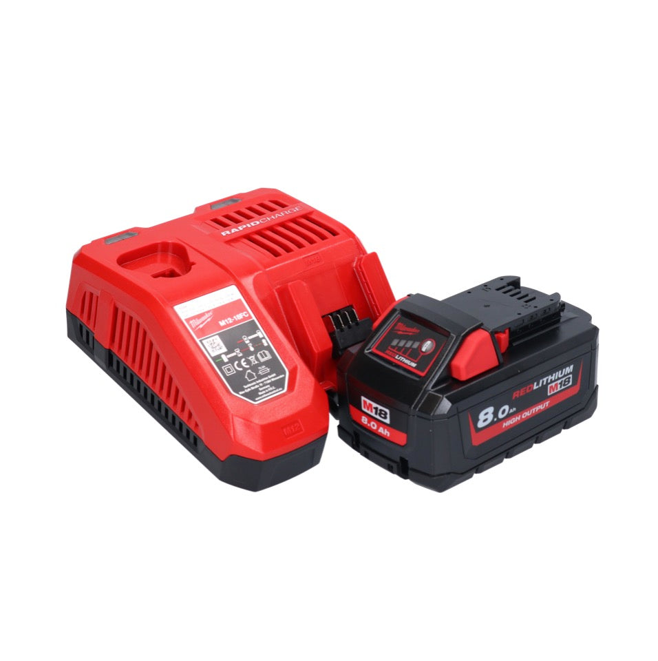 Milwaukee M18 FTS210-801B Akku Tischkreissäge 18 V 210 mm Brushless + 1x Akku 8,0 Ah + Ladegerät